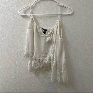 Forever 21 blouse white small